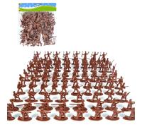 Lotta in miniatura Illustrazioni 100 Insscena/Bag Plastica Combattimento Soldato Uomini Con Atteggiamenti Diversi Per Creativi Inganno Soldier Action Numeri Impostati