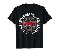 Lotta per sopravvivere - arti marziali miste MMA BJJ Cage Fighting Maglietta