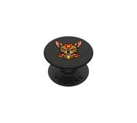 Lottatore Di Lucha Libre - Chihuahua Carino Che Pratica Il PopSockets PopGrip Adesivo