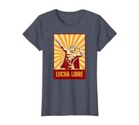 Lottatore mascherato - Lucha Libre (Wrestling Messicano) Maglietta, Donna, Pervinca, XS