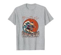 Lottatore Sumo Giapponese di Surf - Giappone Grande Onda Kanagawa Maglietta