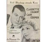 L'ottava moglie di Barbablù Claudette Colbert Gary Cooper 1938 programma cine...