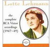Lotte Lehman - Lotte Lehmann - The Complete Victor Recordings (1947-1949) Romophone edition