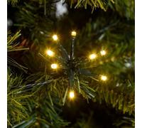 CATENA BUNCH 320 LED BIANCO CALDO GRUPPI DA 8 LED 16 MT
