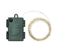 Lotti 80 Microled Bianco Caldo Interno/Esterno A Batteria | Catena lineare 8m con 80 MicroLED BIANCO CALDO