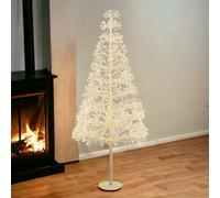 Lotti Albero di Natale Bianco RICH con 2100 Luci LED h180 cm Ø80 cm Luce Calda [EEK: Conforme]