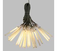 LOTTI Catena 9,5m 20 Mini Tubi LightFall H10cm 400 LED BIANCO CALDO
