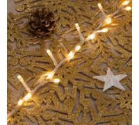 Lotti Catena Luci di Natale 30mt Cavo Bianco Luce Calda 1660 LED Interno Esterno [EEK: A]