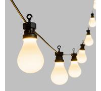 Lotti Catena Luminosa con 10 Lampadine LED Ø67mm Luce Calda Feste Party Natale onforme]