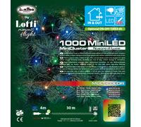Lotti Catena Luminosa Luci di Natale 30 mt con 1000 MiniLED 8 Giochi di Luce [EEK: A]