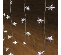 Lotti Catena MiniStelle Luminose Natale Ice Light 94 MiniStelle Led Bianco 35mm