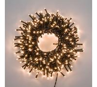 Lotti Catena Natalizia 1500 LED BIANCO CALDO Luci di Natale 30,5m 8 Giochi Luce onforme]