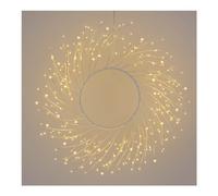 Lotti Corona 1 gioco di luce (60cm) (1pz) TIGLIO 260 luci - MICROLED Bianco