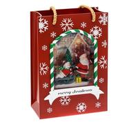 Lotti Decoro Borsa con Babbo Natale Led