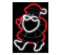 Lotti Decoro Sagoma Babbo Natale SMD Led (39x57 cm) nr 288 luci 54745