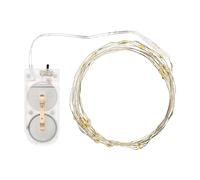 Lotti Catena Di Luci Lineare 20 Microled Bianco Caldo 2 M A Batteria - 65734