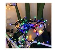 Lotti Filo luci Natale 1000 luci - MINILED (20,5 + 4 mt) 8 Giochi di luce XMAS
