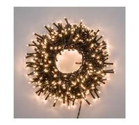 Lotti Filo luci Natale 1000 luci - MINILED (20,5 + 4 mt) 8 Giochi di luce XMAS