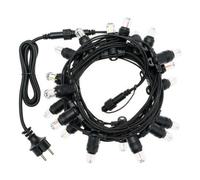 Lotti Filo luci Natale 20 luci - LED (6 + 1,5 mt) Giuntabile E14 Papaya Luce