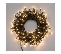 Lotti Filo luci Natale 360 luci - MINILED (25,7 + 4 mt) 8 Giochi di luce XMAS