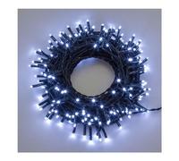 Lotti Filo luci Natale 360 luci - MINILED (25,7 + 4 mt) 8 Giochi di luce XMAS