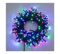 Lotti Filo luci Natale 360 luci - MINILED (25,7 + 4 mt) 8 Giochi di luce XMAS