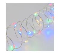 Lotti Filo luci Natale 400 luci - MICROLED (20 + 4 mt) 8 Giochi di luce XMAS