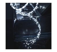 Lotti Filo luci Natale 600 luci - MICROLED (2 + 4 mt) Cascata 15 fili 1 Gioco di