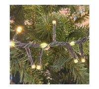 Lotti Filo Verde 1660 luci - LED Bianco caldo (30 + 4 mt) 2 Giochi di luce XMAS