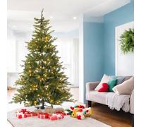 Lotti Importex Albero di Natale con Luci Abete Alpino H 210 x Ø 127 cm 500 LED [EEK: Conforme]