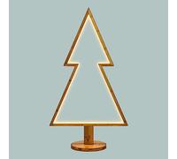 Lotti Importex Albero Natale Abete con Base H90cm DLW Strip SMD LED SuperBright BIANCO CALDO