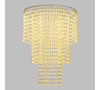 Lotti Lampadario Chandelier a Cascata H 100 Cm D 30 Cm D 52 Cm D 75 Cm