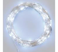 Lotti Luci Decorative di Natale a Batteria con Telecomando e Timer MicroLED 1,5