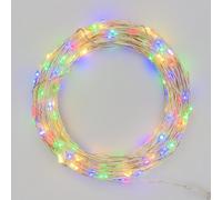 Lotti Luci Decorative di Natale a Batteria con Telecomando e Timer MicroLED 1,5 [EEK: A]