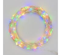 Lotti Luci Decorative di Natale a Batteria con Telecomando e Timer MicroLED 1,5