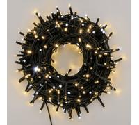 NATALE LOTTI CATENA MHD 300 MINILED BIANCO CALDO E BIANCO 3MM
