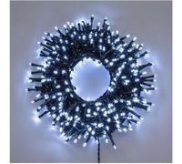 Lotti Catena Natalizia 1500 LED Bianco Freddo Luci Albero di Natale Cavo 34,5 mt [EEK: Conforme]
