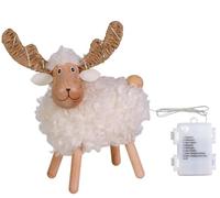 Lotti Pecorenna Luminosa H 23 Decorazioni Addobbi Natale