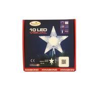 LOTTI Puntale Stella Visual 10 LED 50+18xH21cm
