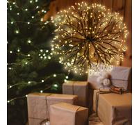 Lotti Ramo Natale Sfera Ricco RICH Marrone ø30cm 384 MicroLED 5m+ø30cm