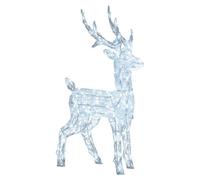 Lotti Renna 3D Bianco (H85 cm) 3 giochi di luce (1pz) 120 luci - LED Bianco