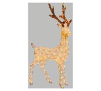 Lotti Renna 3D (H105 cm) luce fissa 200 luci - LED IP44 Bianco 63891