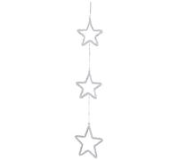 Lotti Set 3 Stelle Luminose Batteria H60cm PGS 50 MicroLED Bianco Caldo Timer [EEK: Conforme]