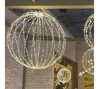 Lotti Sfera 3D Ø30cm HDMF con 520 MicroLED FlashLED Luci Decorazione Natalizia [EEK: Conforme]