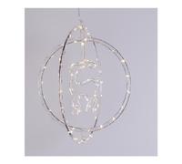 Stella, Fiocco, Albero (D32 cm) luce fissa (3pz) MICROLED IP20 78543