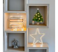 Lotti Stella Natale 3D Edge 30 cm 220 MicroLED luci Natale decorazione luminosa [EEK: Conforme]