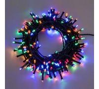 Lotti stringa catena 12,8 m 320 luci di Natale led multicolore rgb con 8 ghiochi