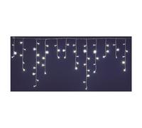 Lotti Tenda luminosa Natale Trasparente 66 luci - LED Bianco caldo e Bianco