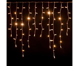 Lotti Tenda Natale Ice Light 228 Maxiled D 7 Mm H 90 Cm L 3 Mt + 1,5 Mt Cavo Bianco