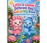 Lottie and Lennie's different day: Colouring book